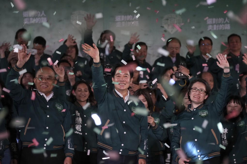 Taiwanese president-elect William Lai Ching-te (centre) is expected to press for more inclusion in international bodies, but some observers say the island’s bid for UN participation is doomed. Photo: Elson Li