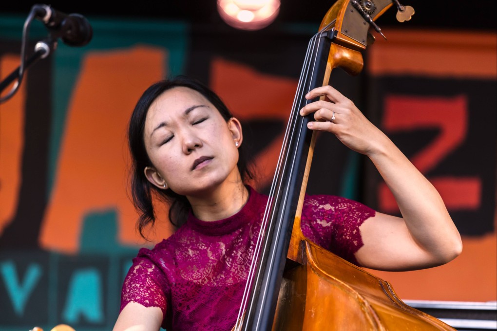 Grammy Award-winning jazz bassist Linda May Han Oh at the 60th Monterey Jazz Festival in the US state of California. She talks about being influenced by the Red Hot Chili Peppers and deciding to use her Chinese name professionally. Photo: Universal Images Group via Getty Images
