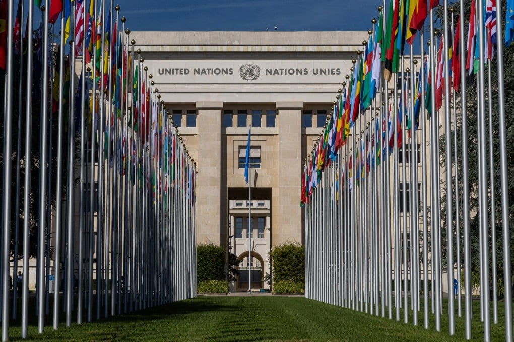 Hong Kong’s No 2 official Eric Chan has defended the city’s national security law at a UN Human Rights Council review of mainland China, Hong Kong and Macau in Geneva. Photo: Reuters