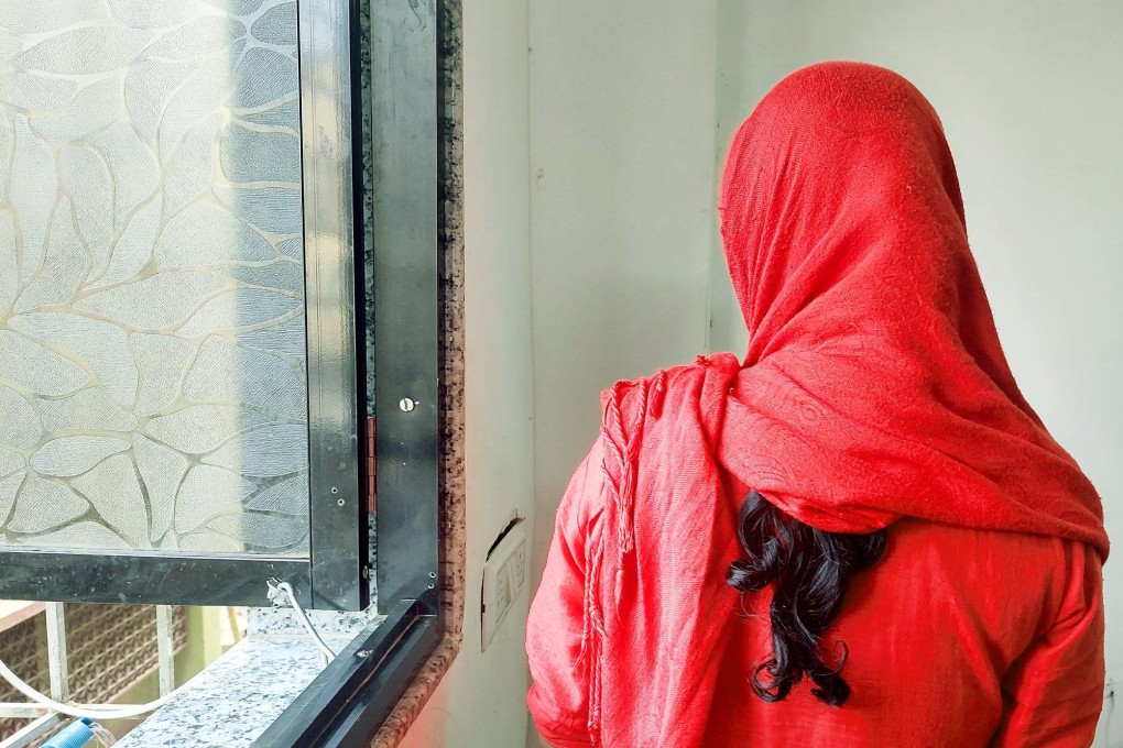 Rohingya refugee Rubina Akhtar in India. She was trafficked across the border from Bangladesh after being sexually assaulted in her Cox’s Bazar camp. Photo: Sarah Aziz