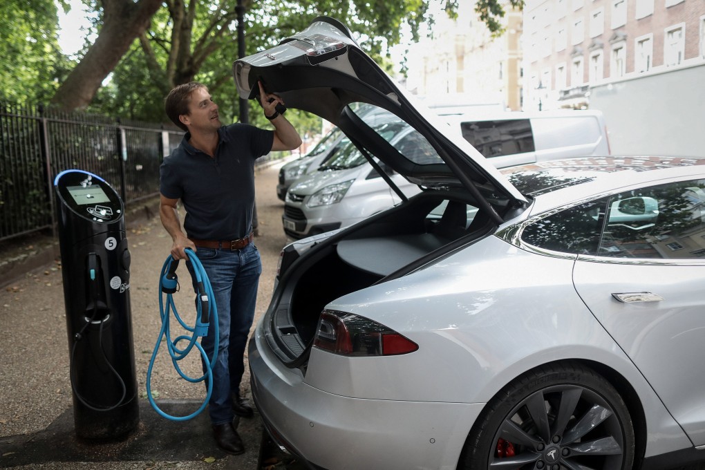 UK insurance broker Howden Group found that the cost of insuring an EV was about double the cost of a traditional combustion-engine car. Photo: Bloomberg