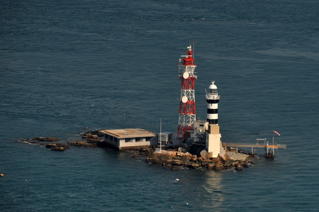 The Horsburgh lighthouse on Pedra Branca off the eastern coast of Singapore. File photo: EPA/SPH