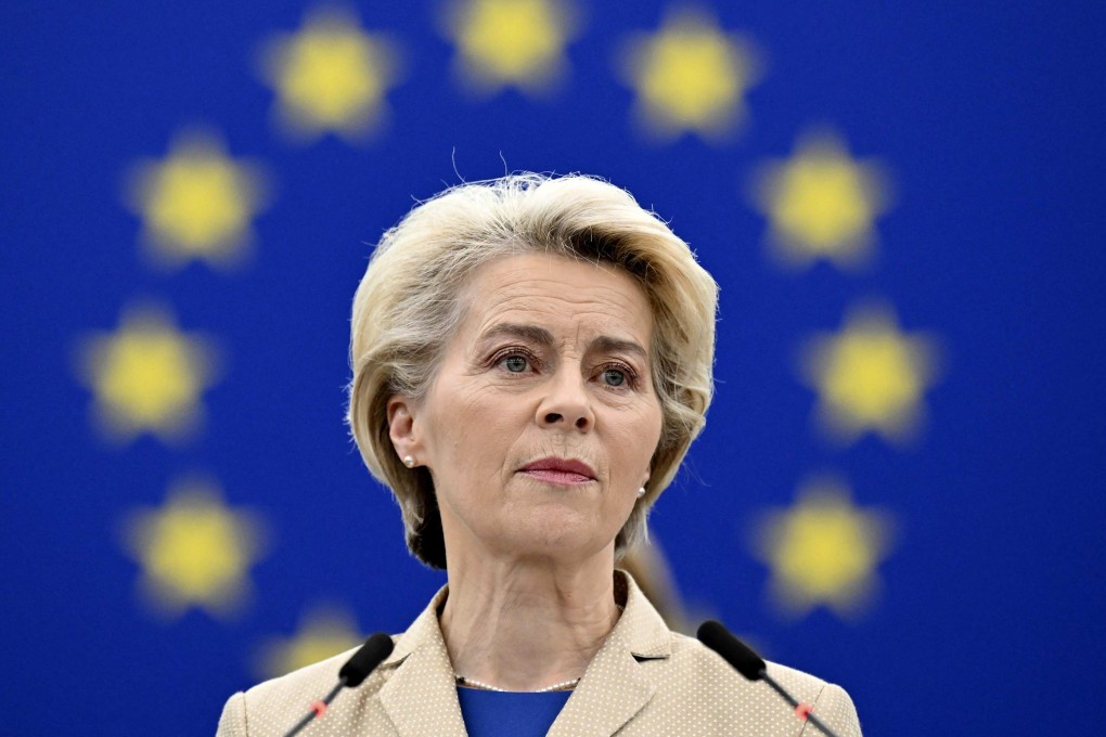 European Commission President Ursula von der Leyen first announced the de-risking plans last year. Photo: AFP