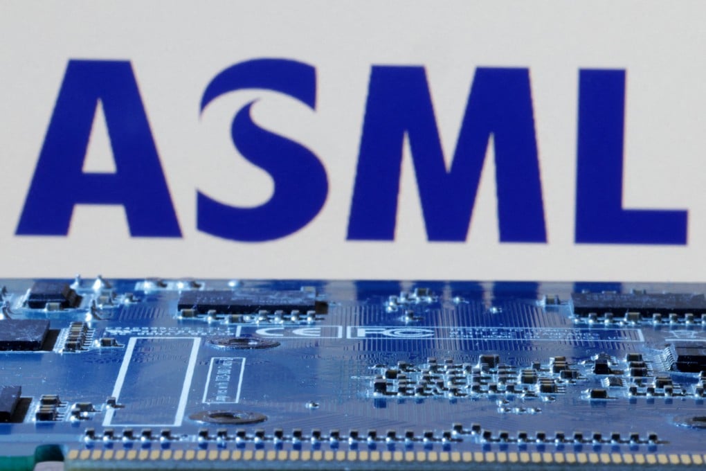 The ASML logo seen near a computer motherboard in this illustration taken January 8, 2024. Photo: Reuters