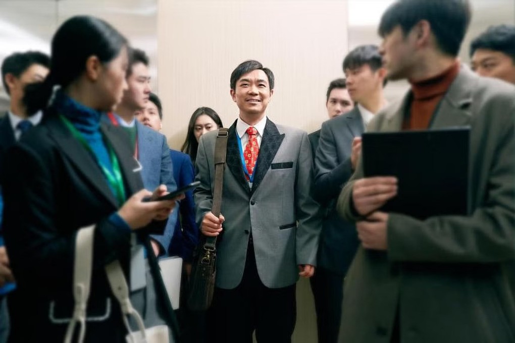 Chinese actor Da Peng (aka Dong Chengpeng) in a scene from Johnny Keep Walking!, directed by Runnian Dong. Photo: Handout