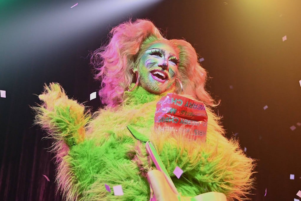 Amadeus Fernando Pagente, whose drag name is Pura Luka Vega, performs at a bar in Metro Manila. Photo: AFP