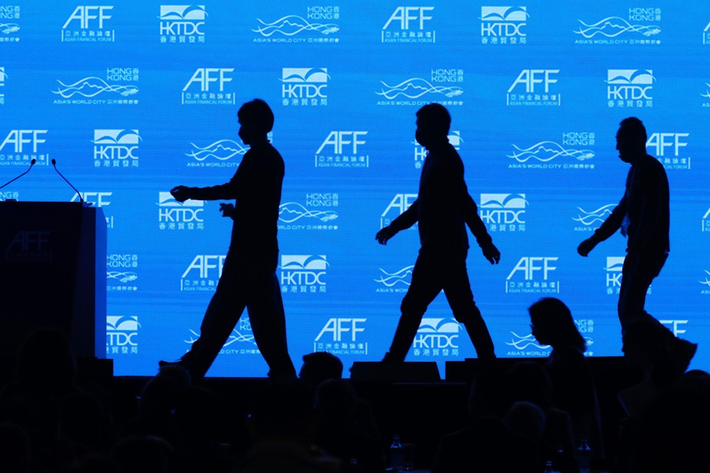 The 17th Asian Financial Forum gave mainland and Hong Kong authorities a platform for announcing policy changes that increase support for the city in wealth management, bonds and banking services. Photo: May Tse