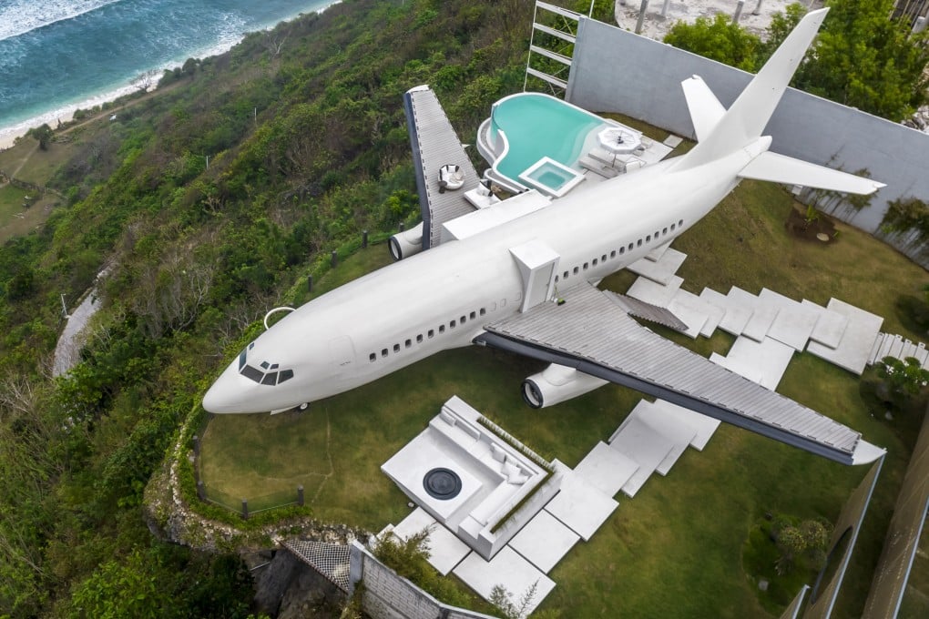 Russian property developer Felix Demin’s Private Jet Villa, built in a retired Boeing 737-200 and overlooking Nyang Nyang Beach, on Bali’s south coast, Indonesia, is one of the world’s most unique residences. Photo: Felix Demin