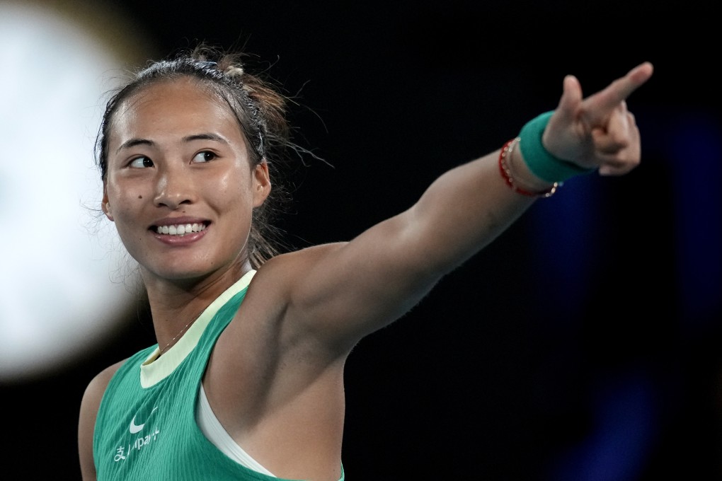 Zheng Qinwen has earned herself a place in the world top 10 with her recent results. Photo: AP