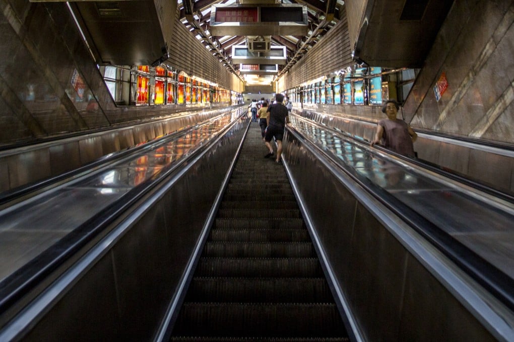 The Huangguan Escalator in Chongqing, in mainland China, is the longest single escalator in Asia, at 112 metres, but falls well short of the world’s three joint-longest, all in St. Petersburg, Russia. A new escalator being built at Malaysia’s Batu Caves will be one of Asia’s longest. Photo: Getty Images
