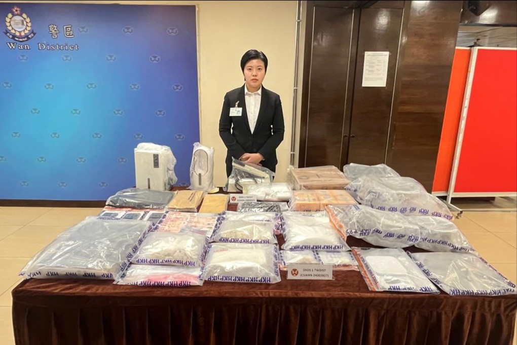 Hong Kong police have confiscated illegal drugs worth HK$3.1 million in a flat. Photo: Handout