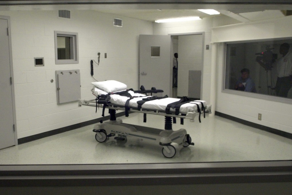 The execution chamber at Holman Correctional Facility in Alabama. Kenneth Eugene Smith was put to death on Thursday. File photo: AP