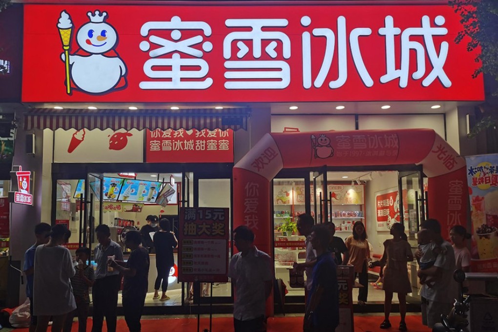 Mixue is one of China’s largest milk tea makers and has about 36,000 stores on the mainland. Photo: Shutterstock