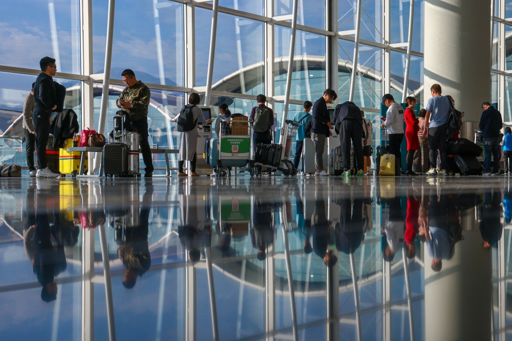 The Airport Authority’s Steven Yiu said the supply of flights from the city’s home carriers and the health of the local and mainland Chinese economy were factors in restoring full passenger traffic levels. Photo: Dickson Lee