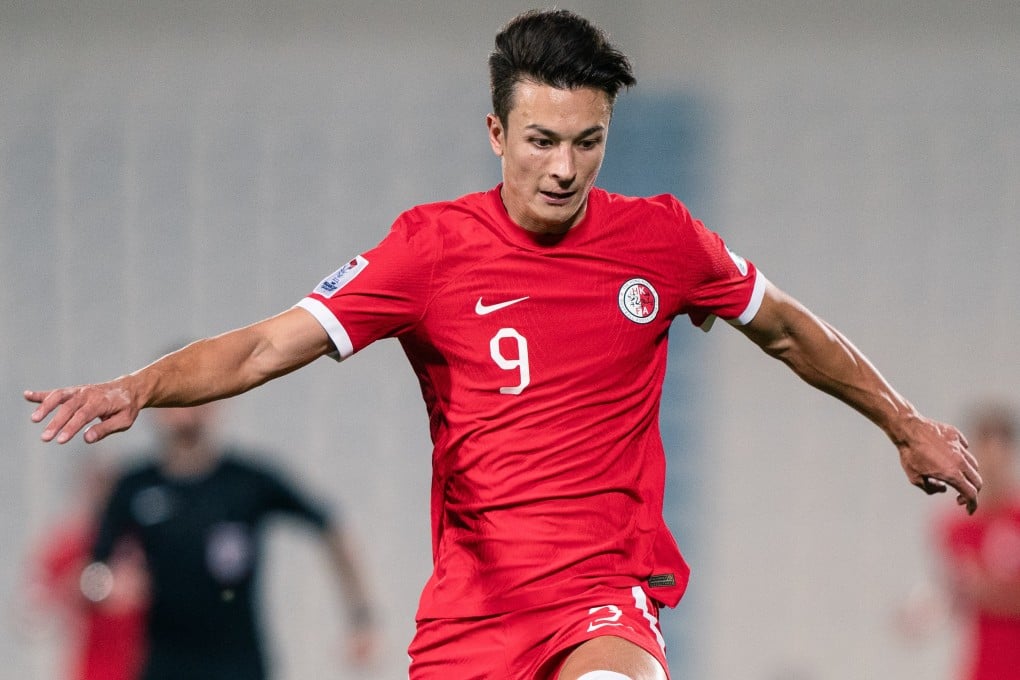 Hong Kong’s Matt Orr in action during his side’s friendly against Saudi Arabia in Qatar. Photo: HKFA