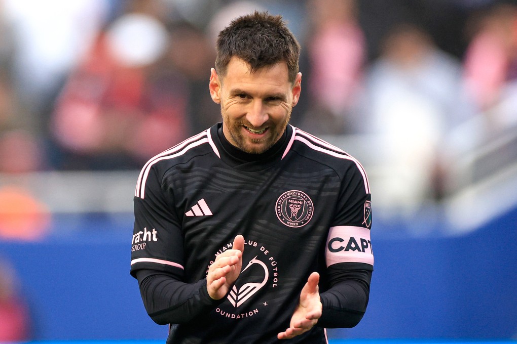 Lionel Messi during a match between Inter Miami and FC Dallas on Monday. Inter Miami will play a friendly game against a Hong Kong select team next Sunday. Photo: Getty Images