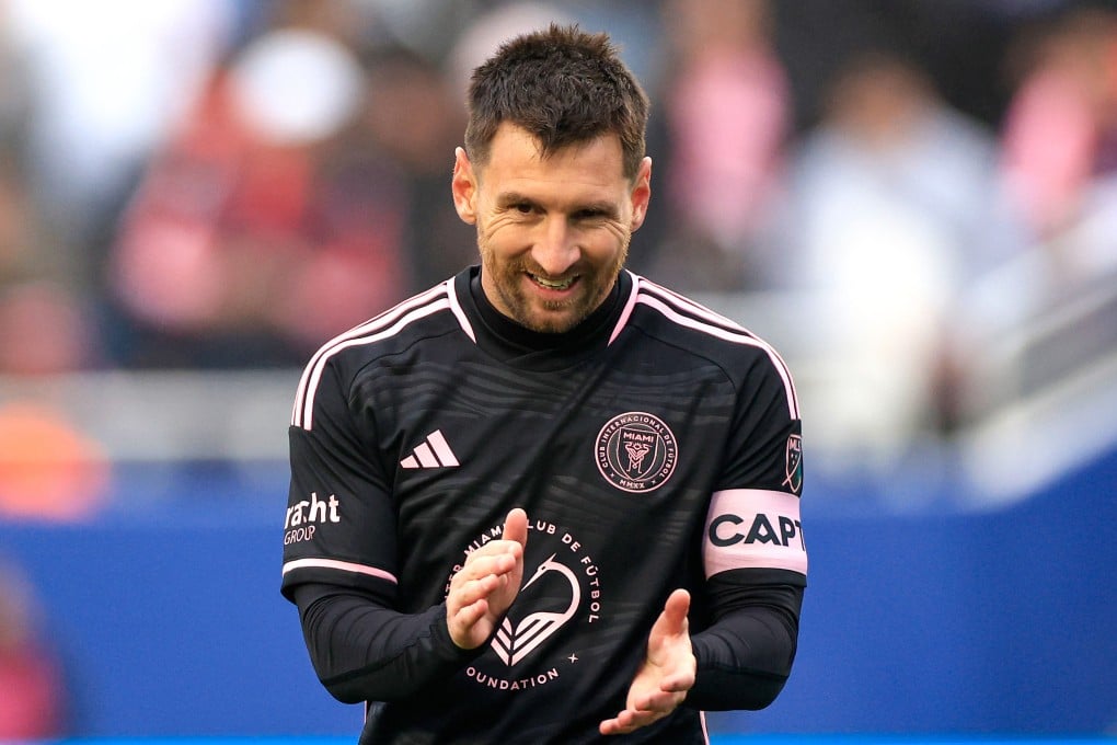 Lionel Messi during a match between Inter Miami and FC Dallas on Monday. Inter Miami will play a friendly game against a Hong Kong select team next Sunday. Photo: Getty Images