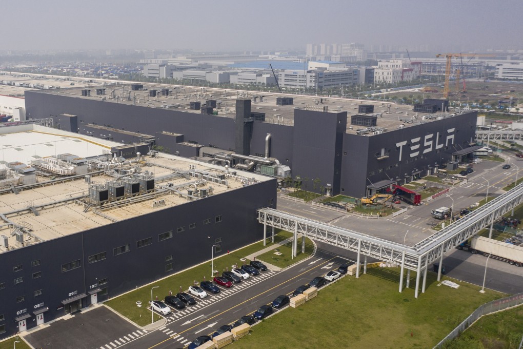 The Tesla Gigafactory in Shanghai. Photo: Bloomberg