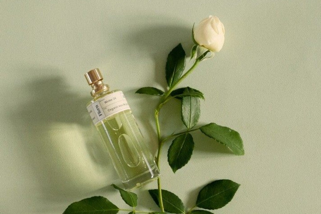 Ffern’s winter 2024 scent, which features notes of rose, eucalyptus, juniper and rosemary. Ffern makes perfume from waste. Upcycled fragrances are one of nine beauty trends we expect to take over in 2024. Credit: Ffern.