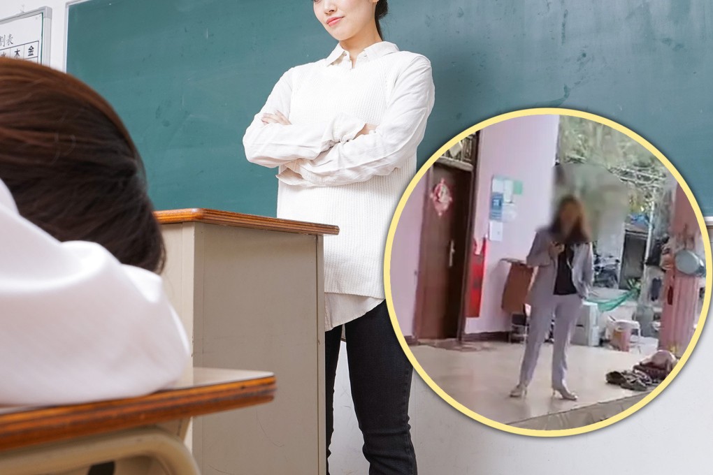 An indignant school principal in China who dashed to the home of a pupil who had taken a day off sick, then lectured the child’s mother over the importance of education has divided opinion on mainland social media. Photo: SCMP composite/Shutterstock/Baidu