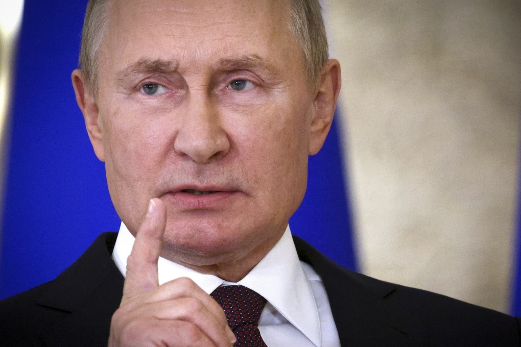 Russian President Vladimir Putin will face only token opposition in his bid for a fifth term. His main rivals are in prison, in exile or dead, and a politician calling for peace in Ukraine has been rejected from the ballot. Photo: Kremlin Pool via AP