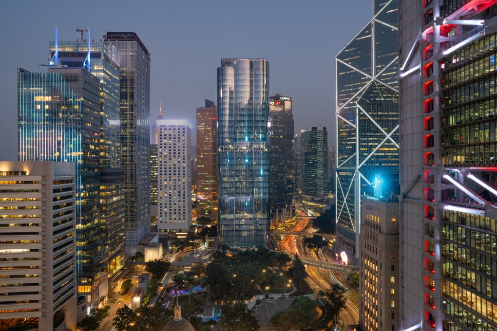 A view of The Henderson – due to open later this year – in Hong Kong’s central business district.