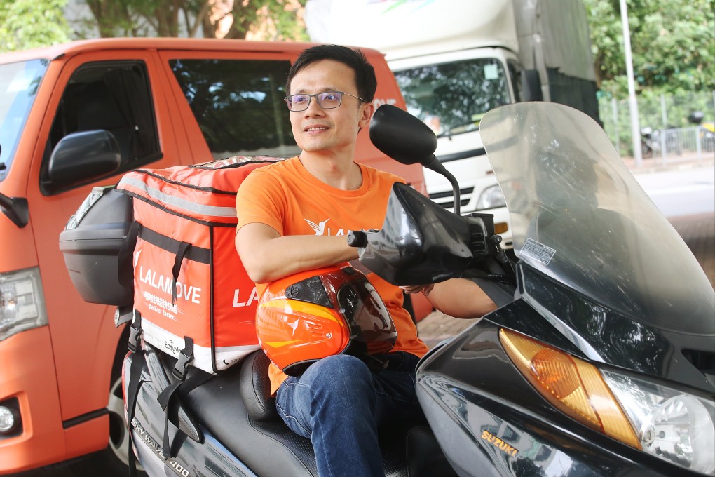 Chow Shing-yuk, CEO of Lalamove, poses for a photo in Kowloon Tong in October 2017. The company now operates in 400 cities around the world. Photo: David Wong