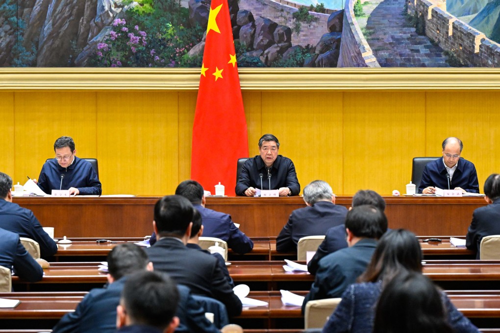 In a Monday meeting, Chinese Vice Premier He Lifeng told cadres to “sink to the ground” and visit many types of listed firms on door-knocking and problem-solving missions to help support quality companies to improve their investment appeal. Photo: Xinhua