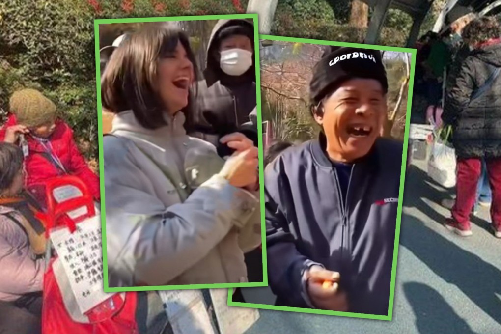 A Spanish influencer in China has prompted a huge online reaction, both on the mainland and overseas, after she posted a video on social media of her experience at a famous matchmaking venue in Shanghai. Photo: SCMP composite/Weibo