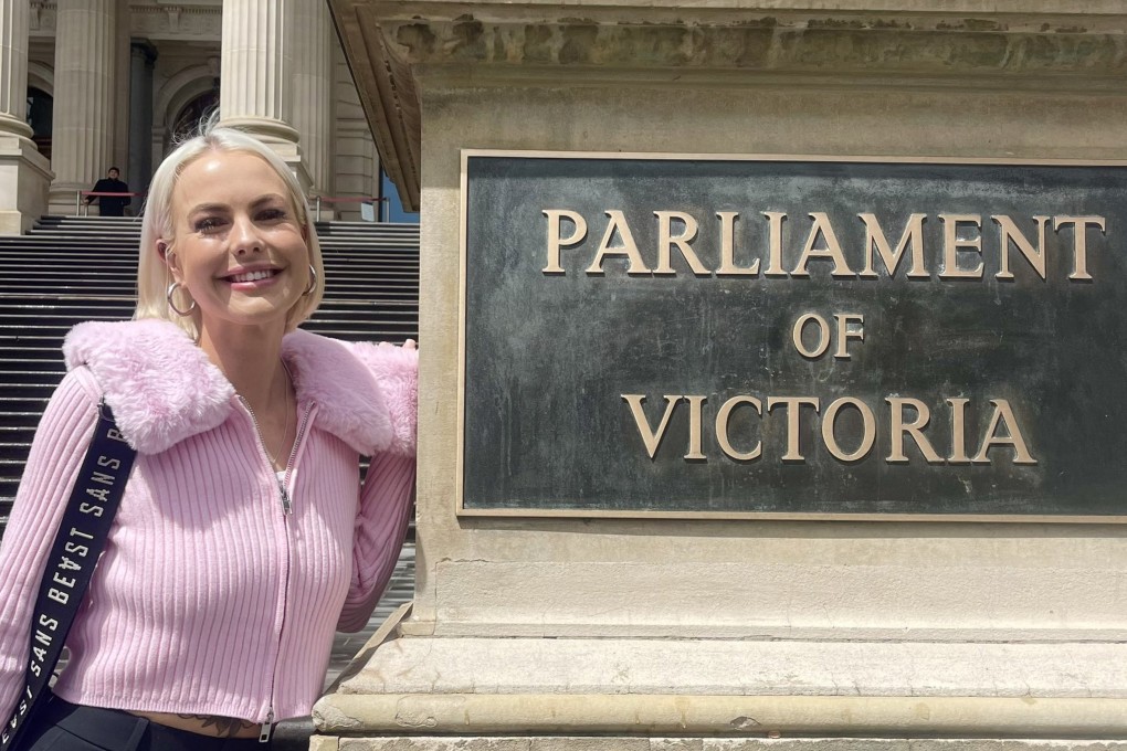 An Australian television news channel apologised for altering a photo of a state lawmaker, who complained it gave her “enlarged boobs”. Photo: X/ @georgievpurcell