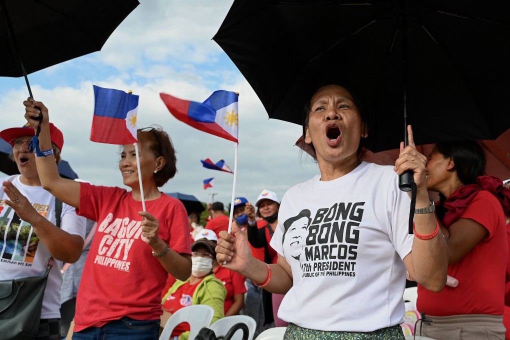 Supporters of Philippine President Ferdinand Marcos Jnr attend the kick-off rally for the New Philippines movement at Quirino Grandstand in Manila on January 28. Photo: AFP