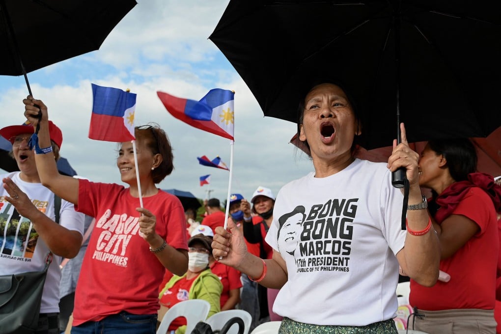 Supporters of Philippine President Ferdinand Marcos Jnr attend the kick-off rally for the New Philippines movement at Quirino Grandstand in Manila on January 28. Photo: AFP
