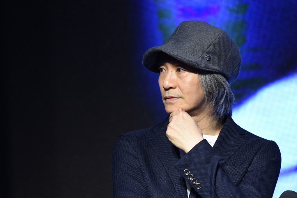 Director and actor Stephen Chow attends press conference in Beijing for his film The Mermaid on December 9, 2015. Photo: Visual China Group via Getty Images