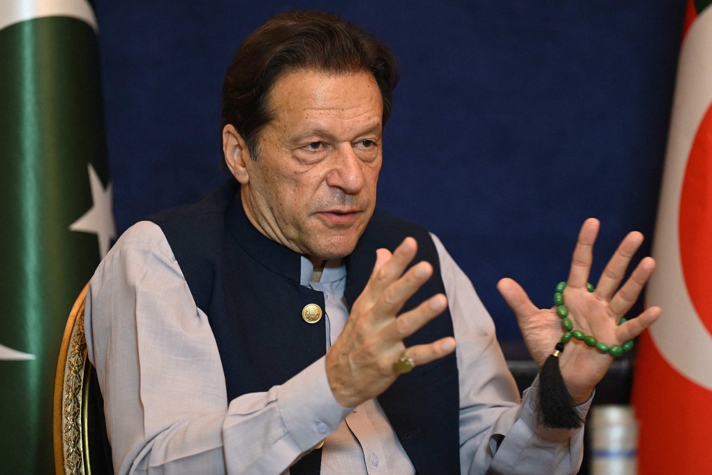 A Pakistan court handed former Prime Minister Imran Khan a 10-year jail term on Tuesday for leaking state secrets. Photo: AFP