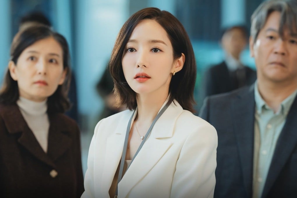 Park Min-young (centre) in a still from “Marry My Husband”. The Amazon Prime K-drama series has made for hugely entertaining viewing so far – and we can thank the villains for that.
