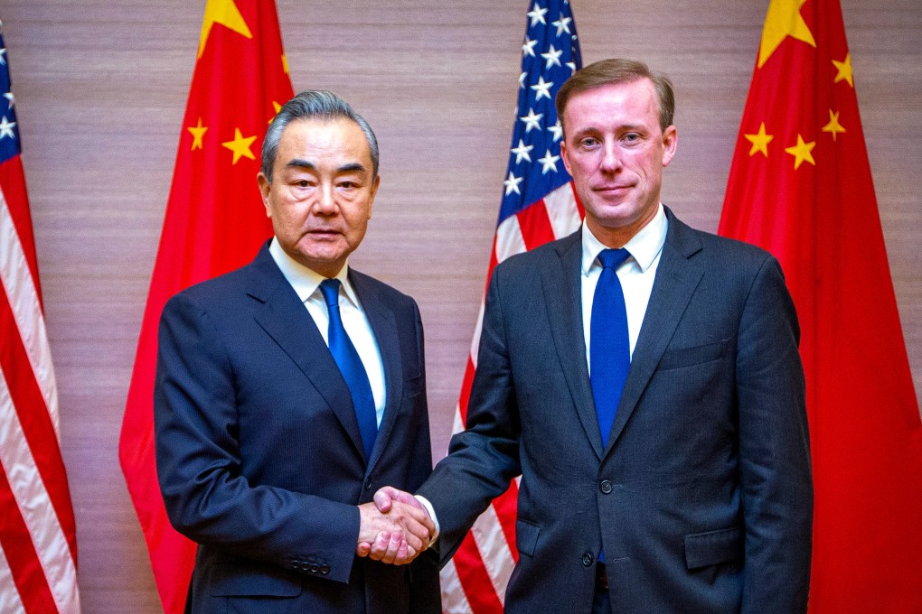 Chinese Foreign Minister Wang Yi (left) and Jake Sullivan, US national security adviser, held “very useful direct talks” in Bangkok, the American official said. Photo: Xinhua