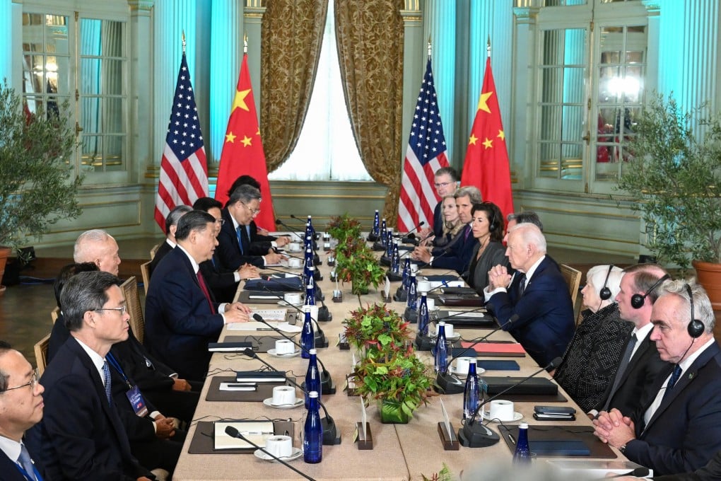 Presidents Xi Jinping and Joe Biden met in November, after US firms in China said uncertainties in bilateral relations between the two countries were affecting investment plans, according to newly released AmCham findings. Photo: Xinhua