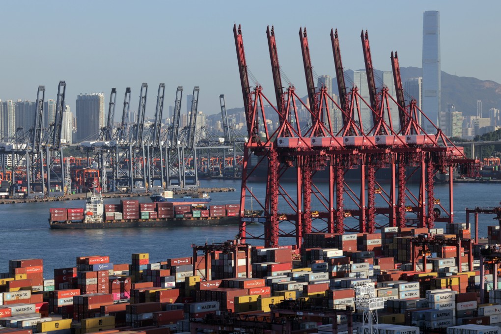 Hong Kong’s exports plunged 7.8 per cent last year compared with 2022. Photo: Jelly Tse