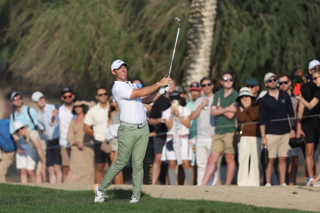Rory McIlroy during the final round of the Hero Dubai Desert Classic 2024 in Dubai. Photo: EPA-EFE