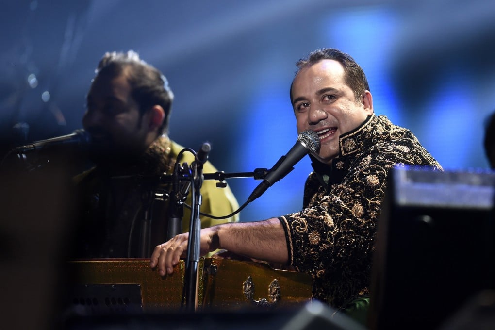 Pakistani singer Ustad Rahat Fateh Ali Khan performs at the Nobel Peace Prize Concert at the Oslo spectrum in 2014. Khan, one of the iconic singers of qawwali, a form of devotional music popular in Pakistan and beyond, was appointed as the trust’s ambassador by King Charles in 2017. Photo: AFP