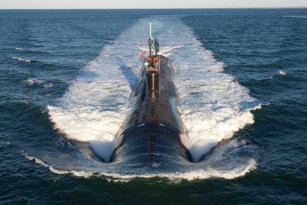 A Virginia-class nuclear-powered attack submarine of the type Australia is set to acquire under the Aukus pact. Photo: US Navy/Handout
