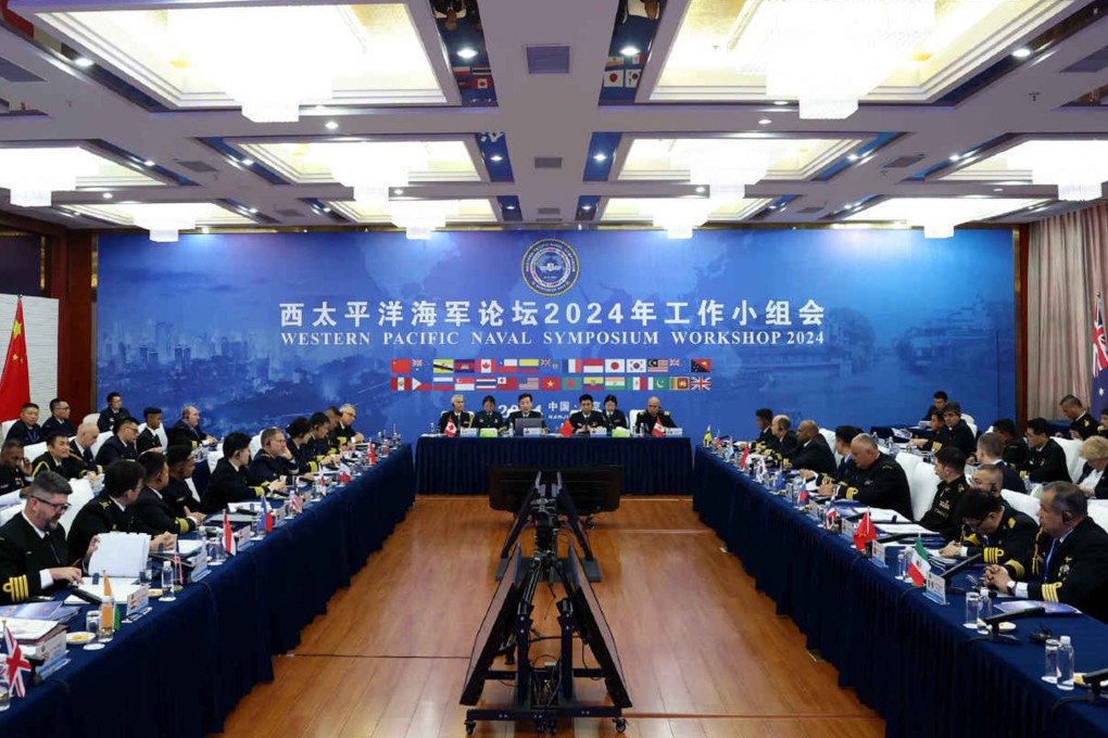 China’s PLA Navy hosted the working group meeting of the 19th Western Pacific Naval Symposium in preparation for the symposium in April. Photo: Weibo/@PLA Navy