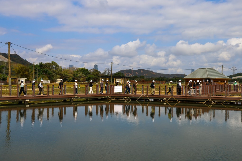 Visitors tour Long Valley Nature Park. Authorities said the park would be ready for opening by year-end. Photo: Dickson Lee