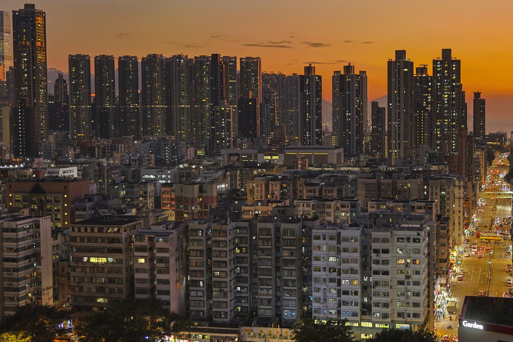 View of residential buildings in Sham Shui Po District, picture taken at Garden Hill. Photo: Edmond So