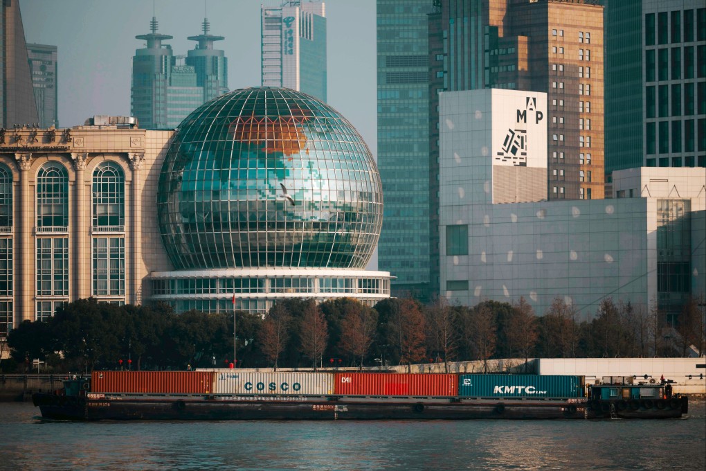 The Huangpu River in Shanghai, on January 11, 2024. The city wants to foster an environment conducive to tech businesses. Photo: EPA-EFE