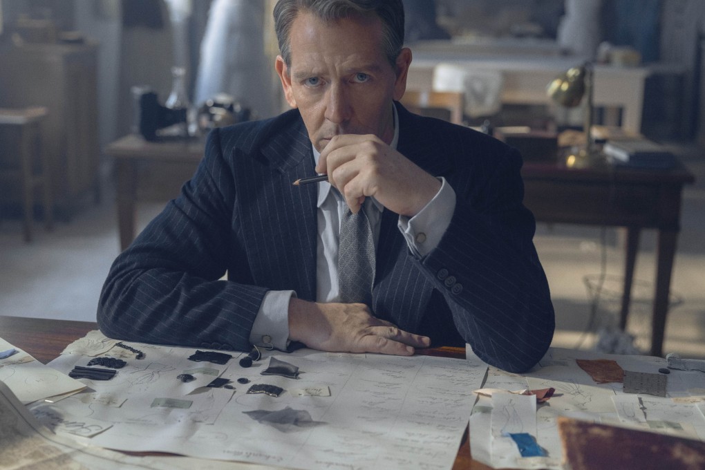 Ben Mendelsohn as designer Christian Dior in The New Look, which follows the feud between Dior and Coco Chanel in Nazi-occupied Paris. Photo: Apple TV+