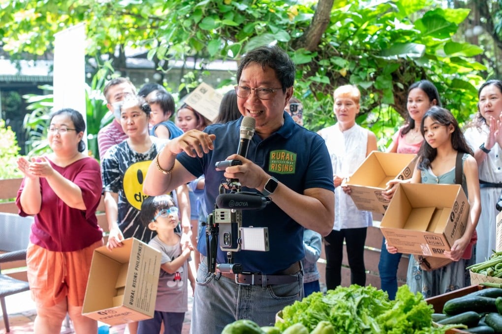 Ace Estrada speaking at a Rural Rising event. Photo: Rural Rising