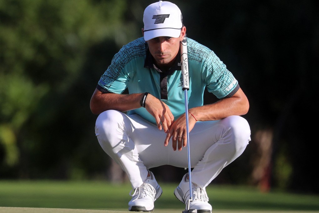 Torque GC’s Joaquin Niemann during the first round at LIV Golf Mayakoba. Photo: Reuters