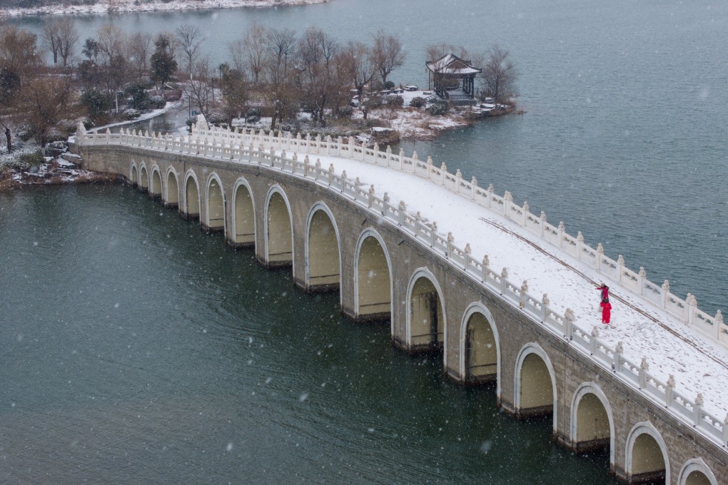 Anhui province is on alert for blizzards and freezing rain. Photo: Getty Images