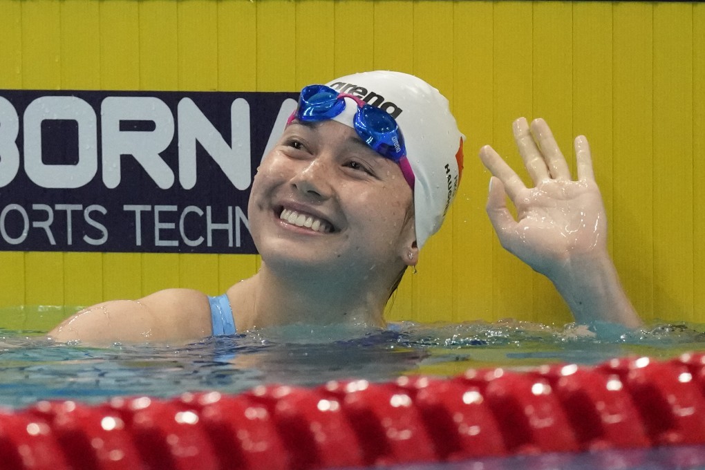 Siobhan Haughey now holds Hong Kong short-course records at all breaststroke distances. Photo: AP